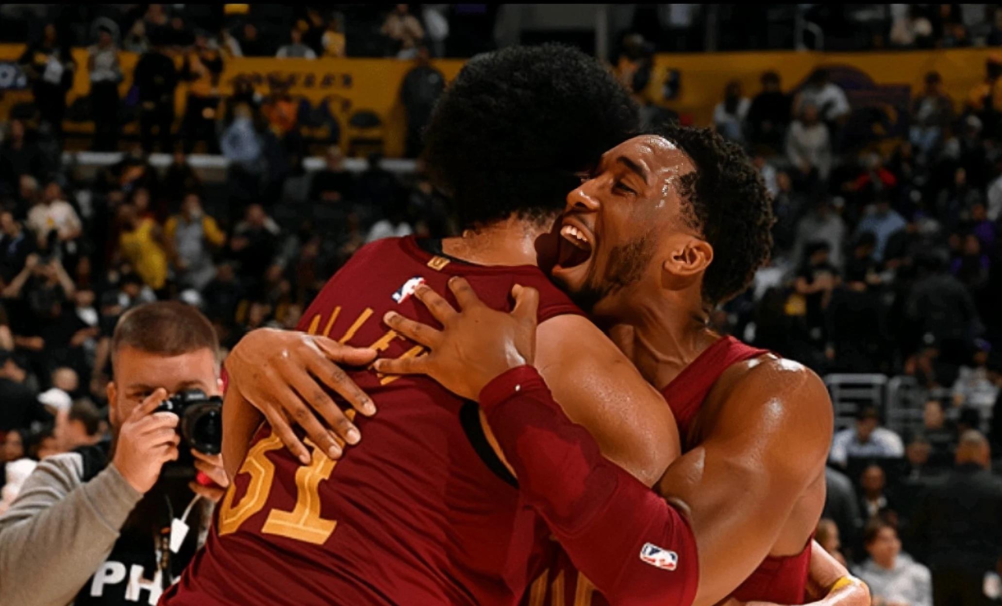 包含勒布朗传授比赛心得，助力球队连胜的词条