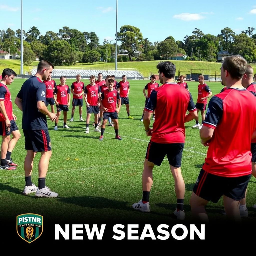 aoa体育视频-塔斯马尼亚联备战细节频出，球队积极调整状态